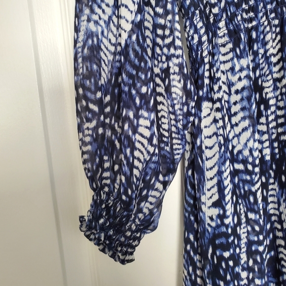 H&M Navy & White Maxi Dress - Picture 4 of 6